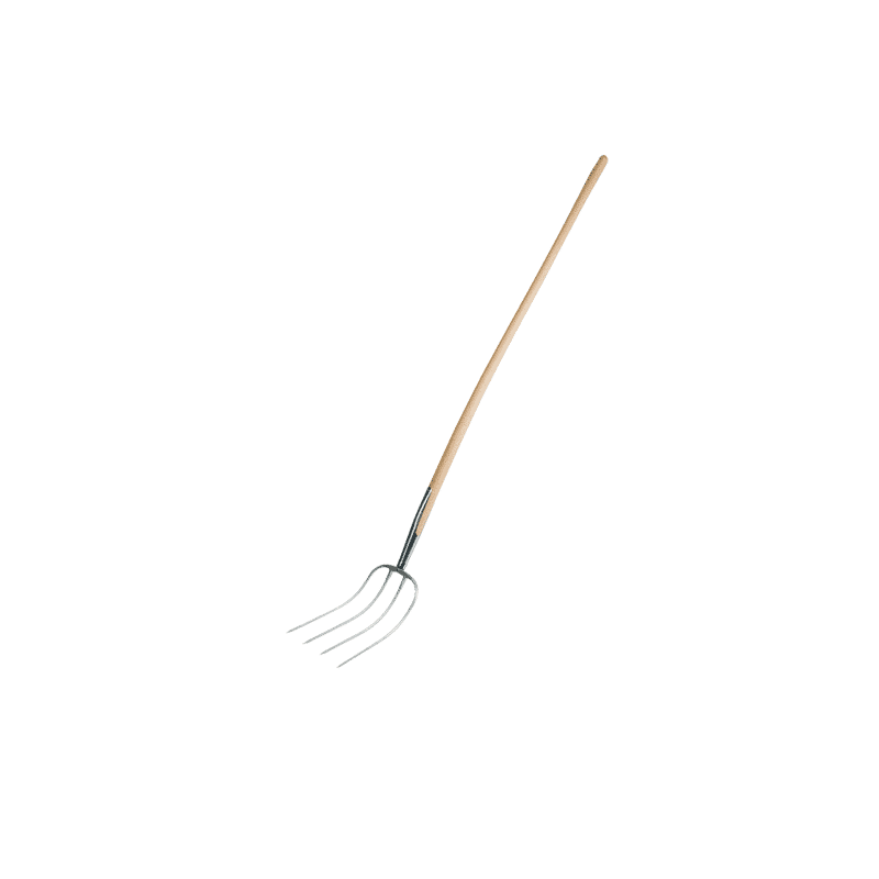 LCI CHEVAL Heavy-Duty 4-Tine Stable Fork