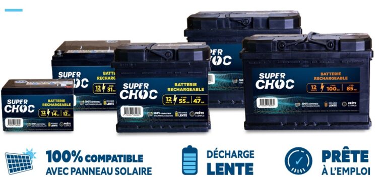 SUPERCHOC 12V 100Ah Rechargeable Fence Battery
