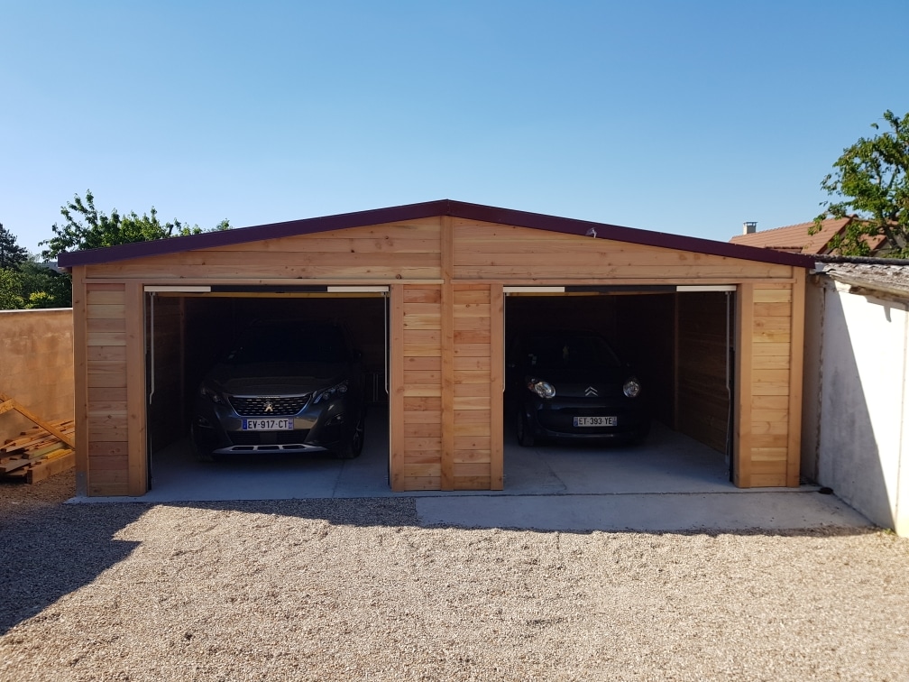 Product sheet 42 m² Douglas Timber Garage