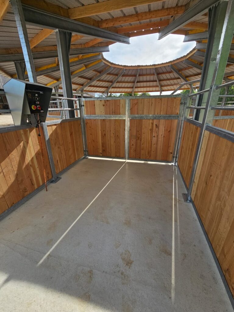 Interior of a Covered Horse Walker