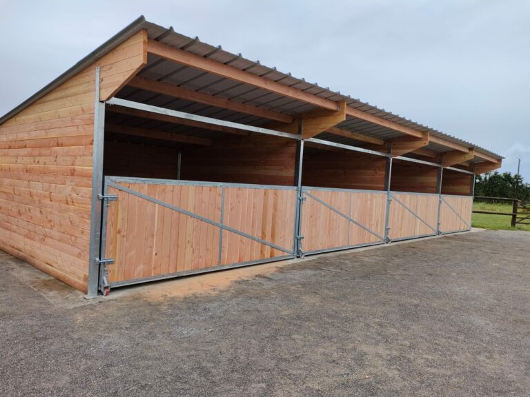 PRO Horse Box with Full-Width Swing Gate