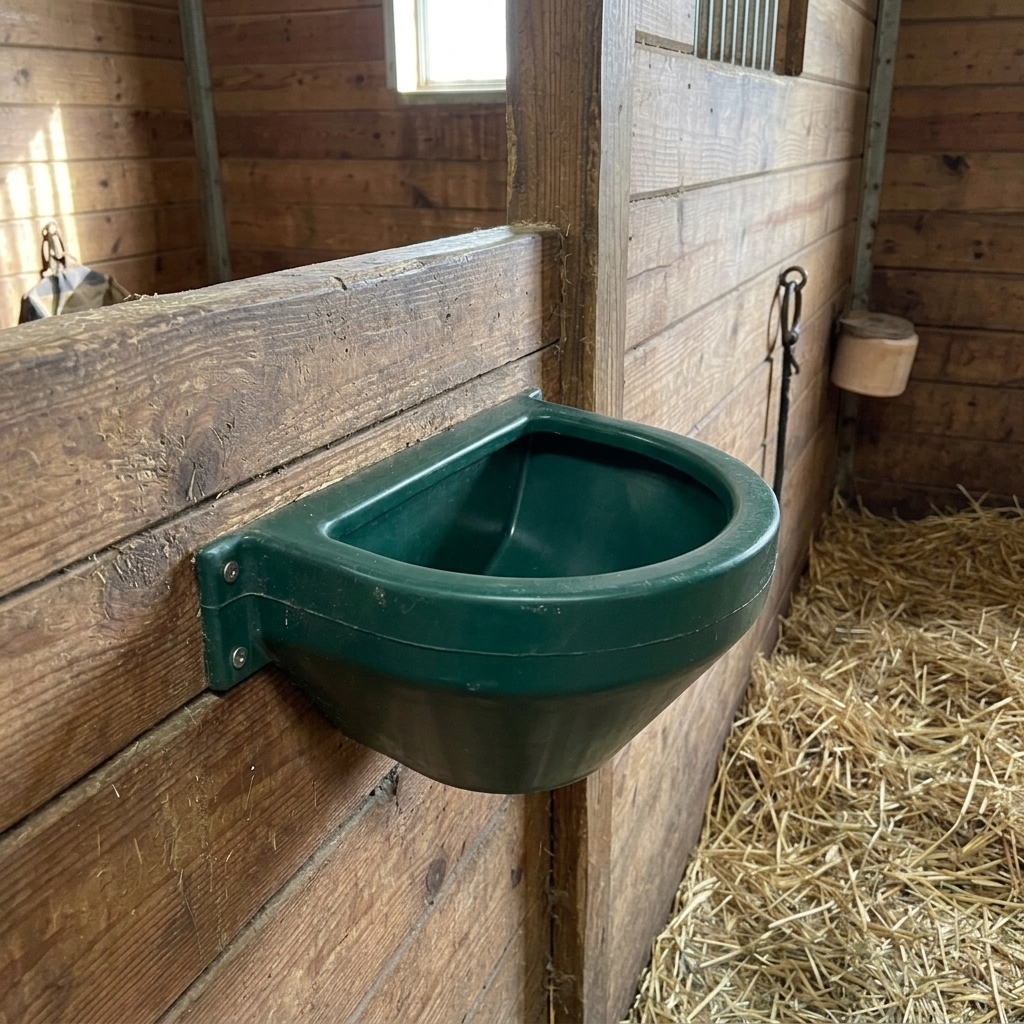 Wall-Mounted Horse Feeder