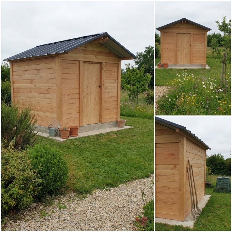 48mm (approx. 1.89 in) Douglas fir garden shed