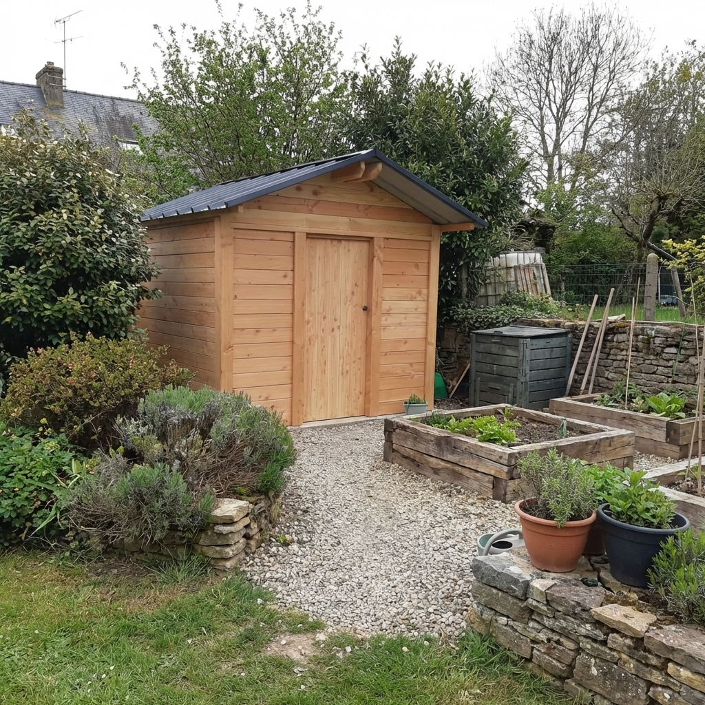 Douglas fir Garden shed