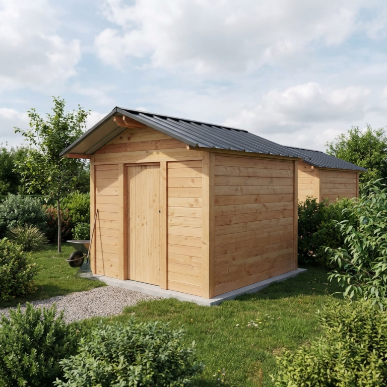 48mm (approx. 1.89 in) Douglas fir garden shed