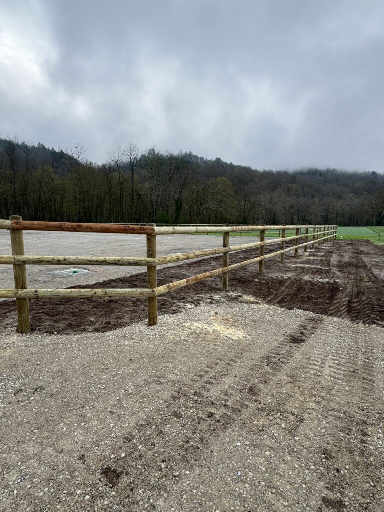 DEEP PROTECT 3-Rail Timber Fencing
