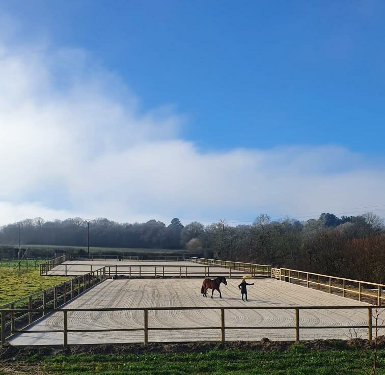LCI Cheval Wooden Riding Arena Fence