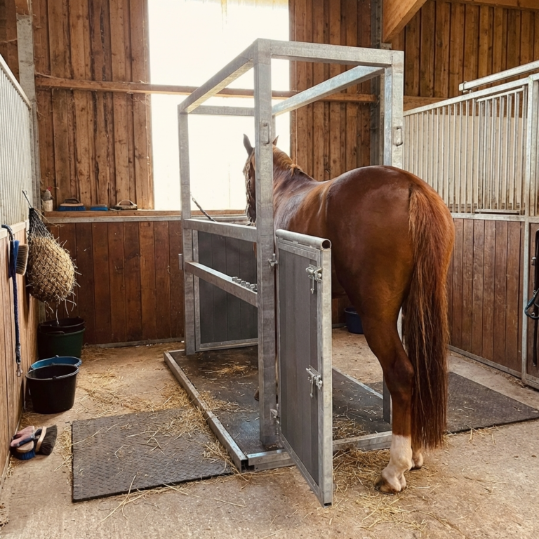 Resin horse stocks
