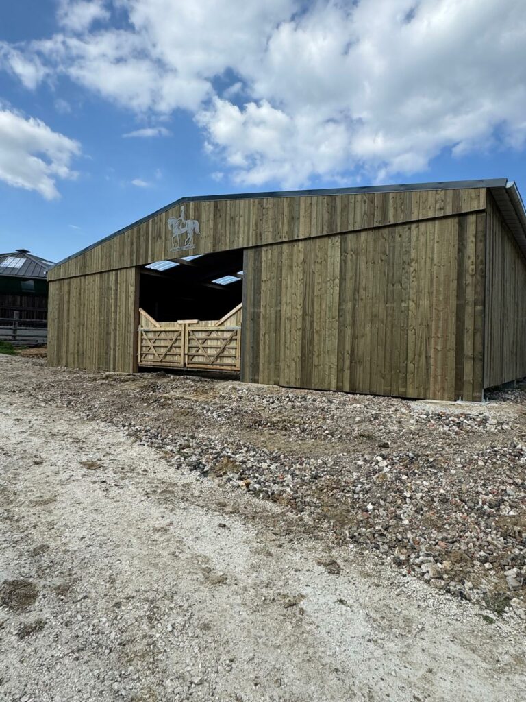 Bespoke Indoor Riding Arena with Steel Frame