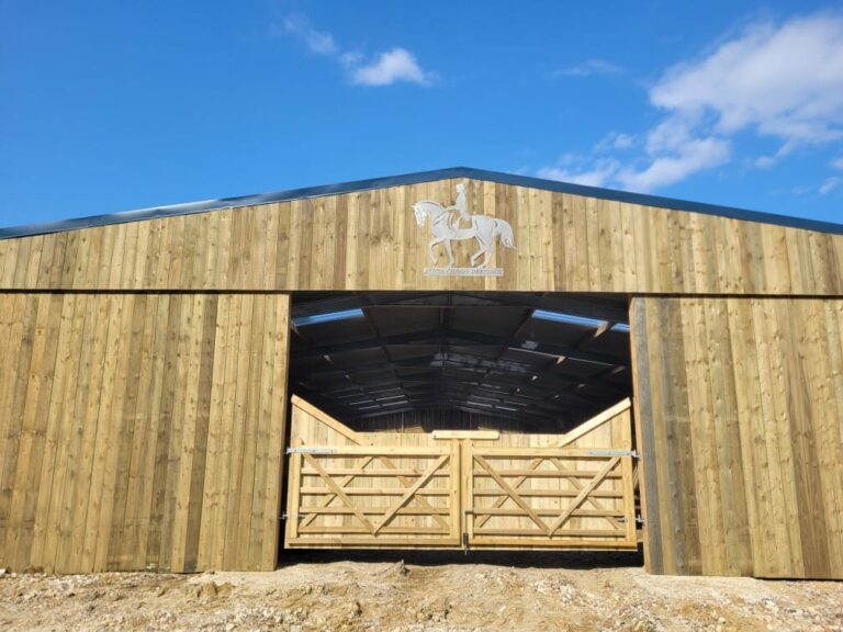 Bespoke Indoor Riding Arena with Steel Frame