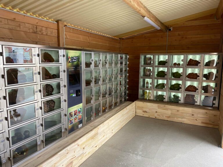 Douglas Fir and Steel Self-Service Farm Shop