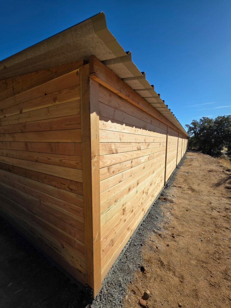 Row of 8 Douglas Fir Horse Stable Boxes – LCI Cheval