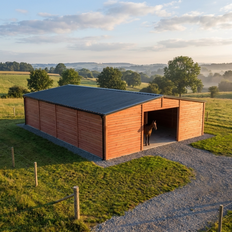 Large Stabling Shelter for Horses
