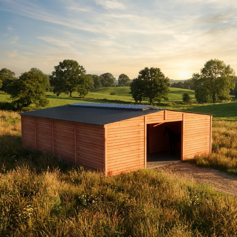 Large Stabling Shelter for Horses