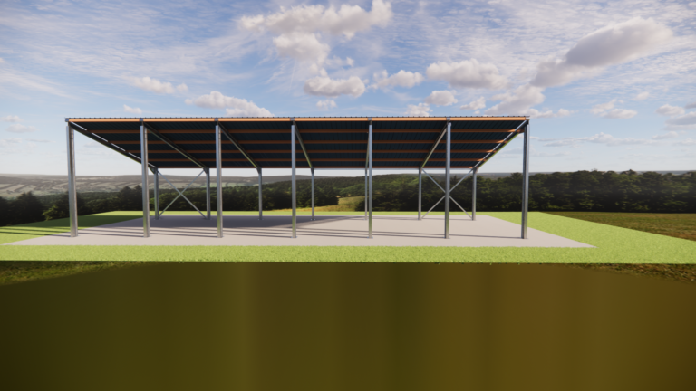 Professional steel frame for agricultural buldings an dindoor riding arenas