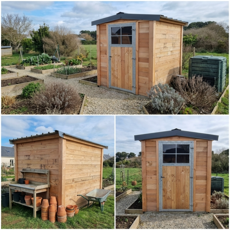 48mm (approx. 1.89 in) Douglas fir garden shed