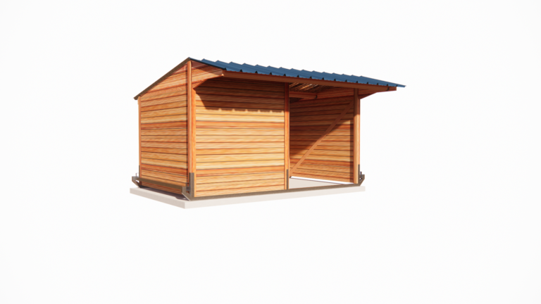Movable shelter for horses