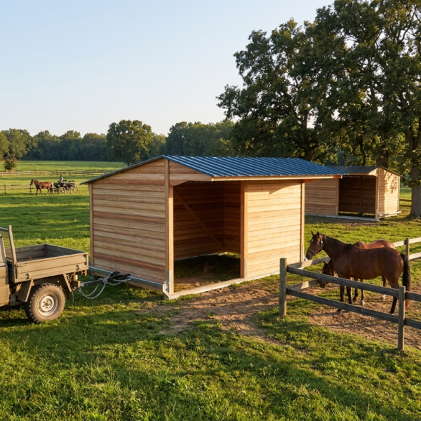 Towable Horse Shelter