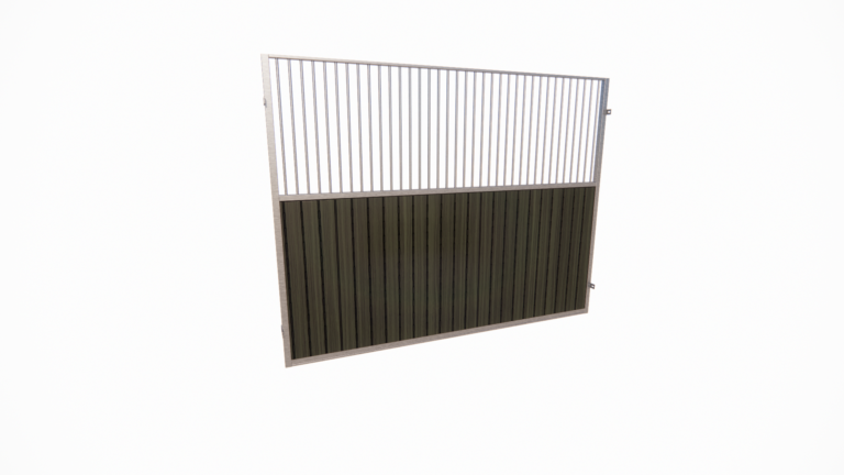 Resin stable divider with mesh
