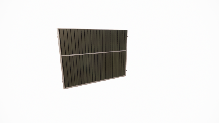 Solid resin stable divider