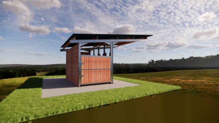 Equistation Hay Rack Shelter for Horses
