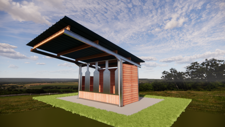 Equistation Hay Rack Shelter for Horses