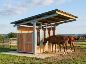Equistation Hay Rack Shelter for Horses