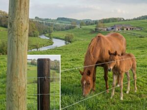 Affordable Class IV horse fence posts